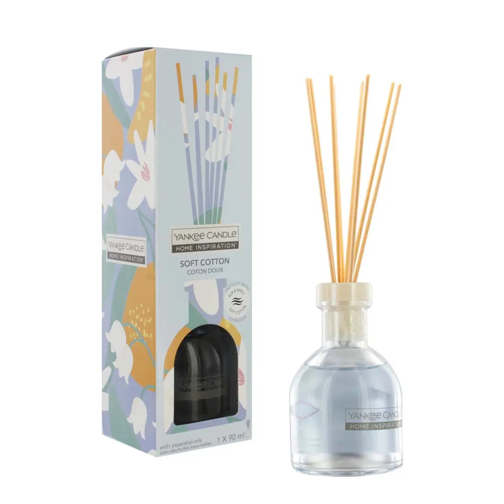 Yankee Soft Cotton Diffuser 90ML (Pack of 6)