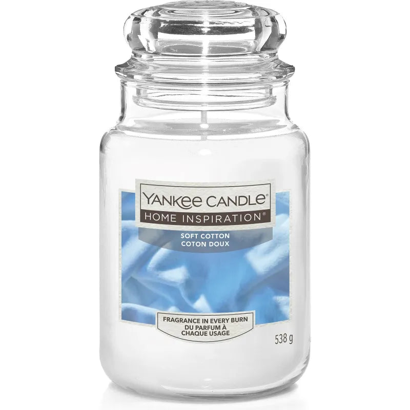 Yankee Candle Home Inspiration Soft Cotton 538G X 4 (Pack of 4)