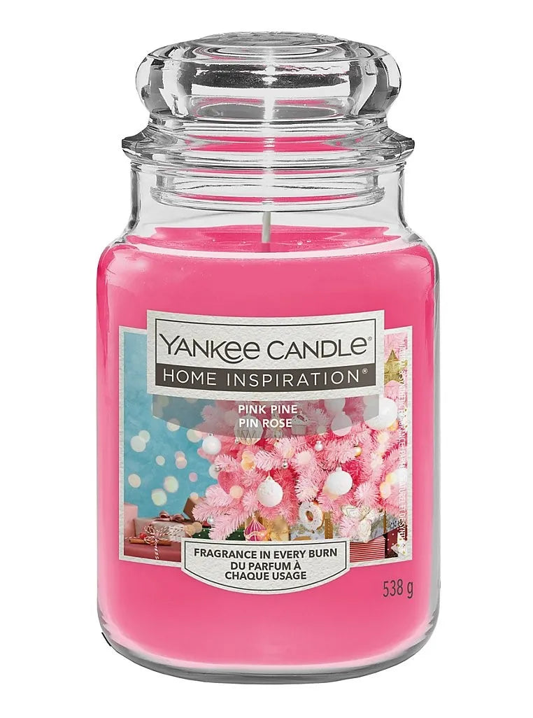 Yankee Candle Home Inspiration Pink Pine 538G X 4 (Pack of 4)