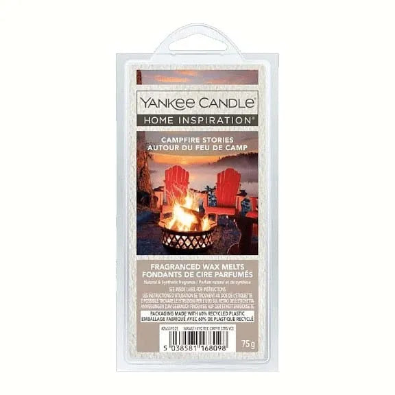 Yankee Wax Melts 75G Campfire Stories (Pack of 6)