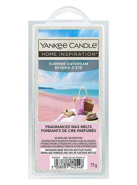 Yankee Wax Melts 75G Summer Daydream (Pack of 6)