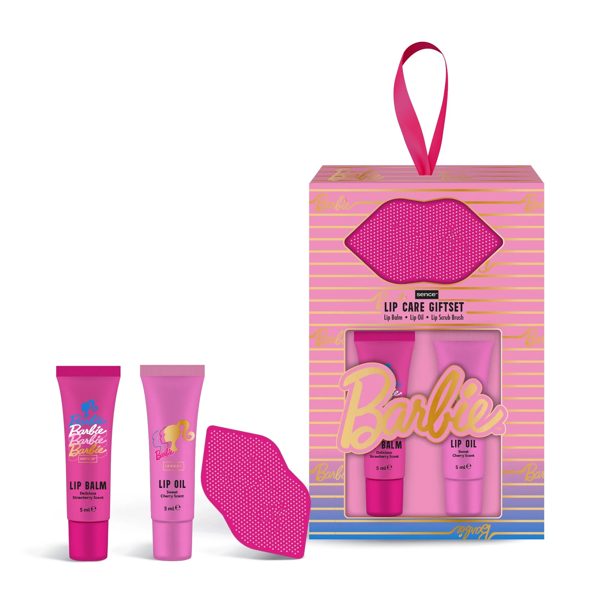 2040993 Barbie 3Pce Lip Care Set Cold Weather (Pack of 12)