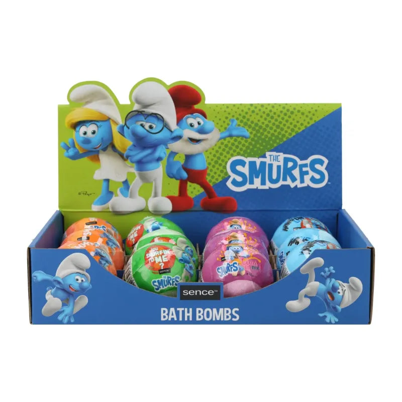 2045949 Smurfs Bath Bomb 100G Disp X12 (Pack of 12)