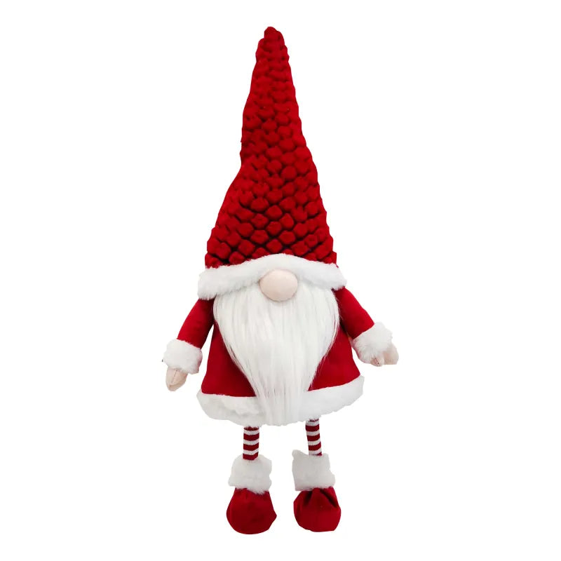 240961-3 Gnome Santa Decoration H55Cm (Pack of 3)