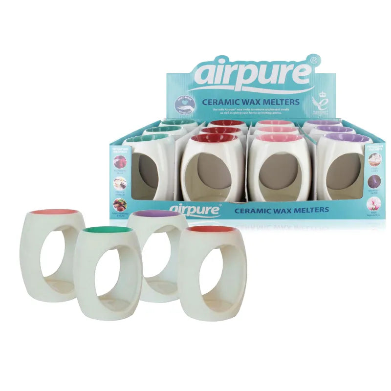 Airpure Ceramic Wax Melters X12 (Pack of 12)