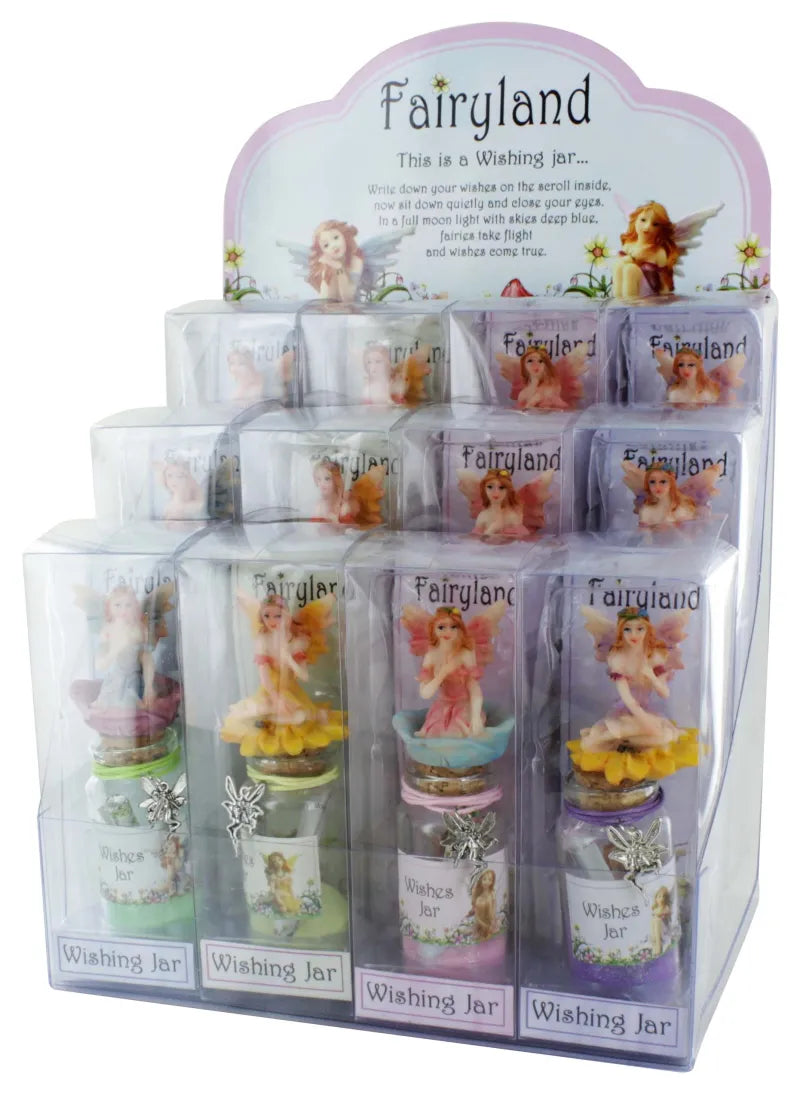 7036 Fairy Wishes Jar X12 (Pack of 12)