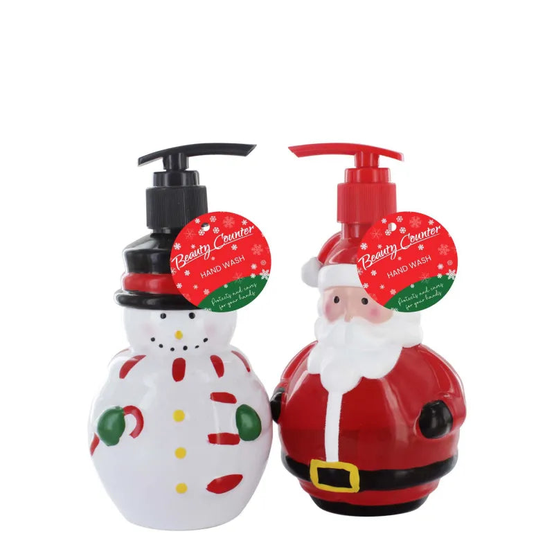 Beauty Counter Snowman/Santa Hand Soaps 350ML (Pack of 6)
