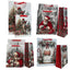 Christmas Gift Bags 2025 Large Velvet / Glitter (Pack of 12)