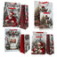 Christmas Gift Bags 2025 Medium Velvet/ Glitter (Pack of 12)