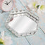 Lp47997 Silver Mirror Crystal Tray 22.5Cm (Pack of 3)