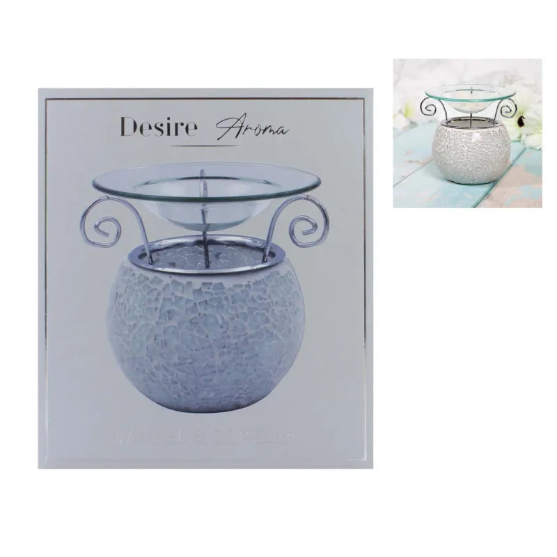 Lp47256 Desire Aroma Wax Melt & Oil Burner Pearlised (Pack of 2)