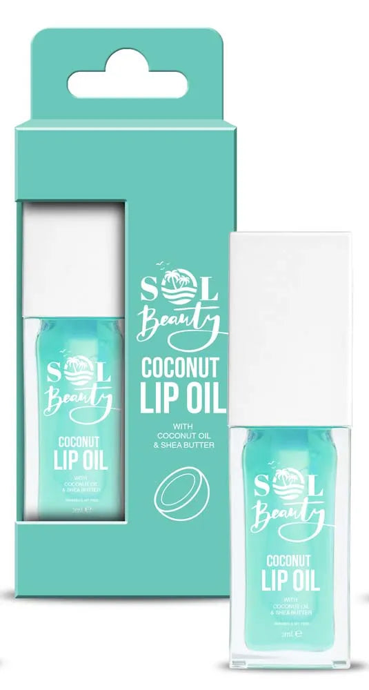 Sol Beauty Coconut Lip Oil 3G X 8 (Pack of 6)