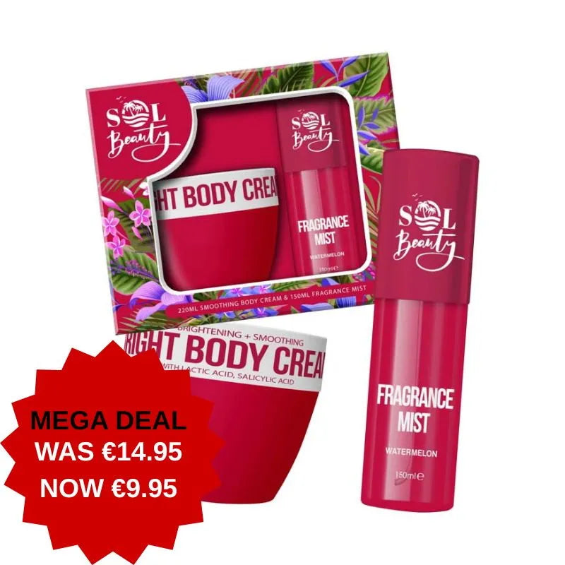 Sol Beauty Watermelon Mist & Body Cream Set***Special 25 (Pack of 8)