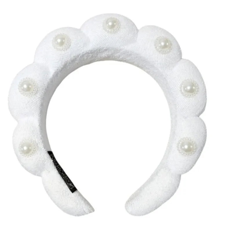 Spa H/Band White Pearl (Pack of 6)