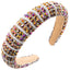 Bronzed Crystal Pearl Bead H/Band (Pack of 6)