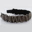 Champagne Crystal Ruffled H/Band (Pack of 6)