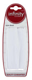 Infinity Kylie Head Bands White (Pack of 6)