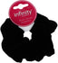 Infinity Black Velvet Scrunchy (Pack of 6)