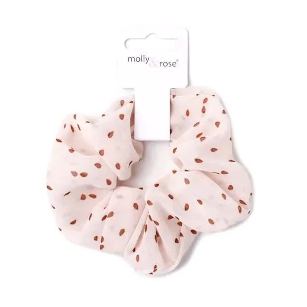 9767 Mollie & Rose Polka Scrunchy (Pack of 6)