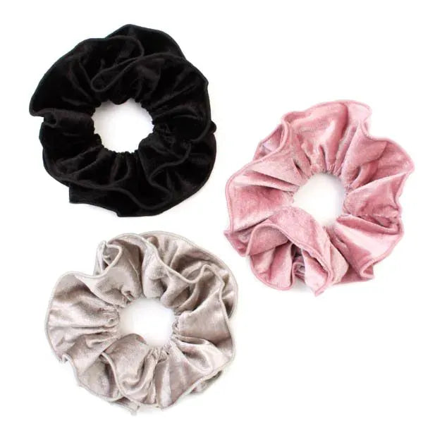 9712 Molly & Rose Velvet Scrunchy Xlge (Pack of 6)