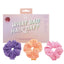 What Bad Hair Day 3 Towelling Scrunchy Set (Pack of 6)