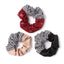 Colour Leather Black Scrunchy – hair accessory