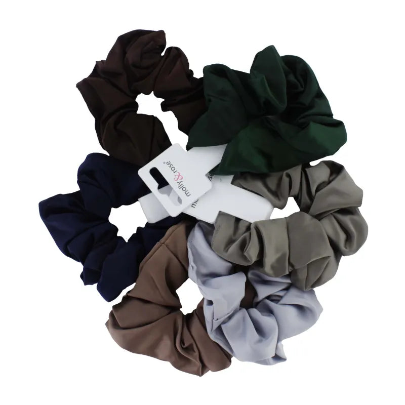 8831 Winter Satin Scrunchy (Pack of 6)