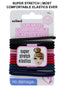 Scunci 14 Metal Free Super Stretch Elastics 492344U (Pack of 6)