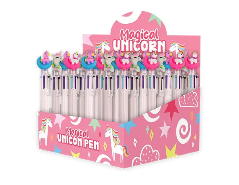 Sta7727 Unicorn 6 Colour Pen Disp X36 (Pack of 36)