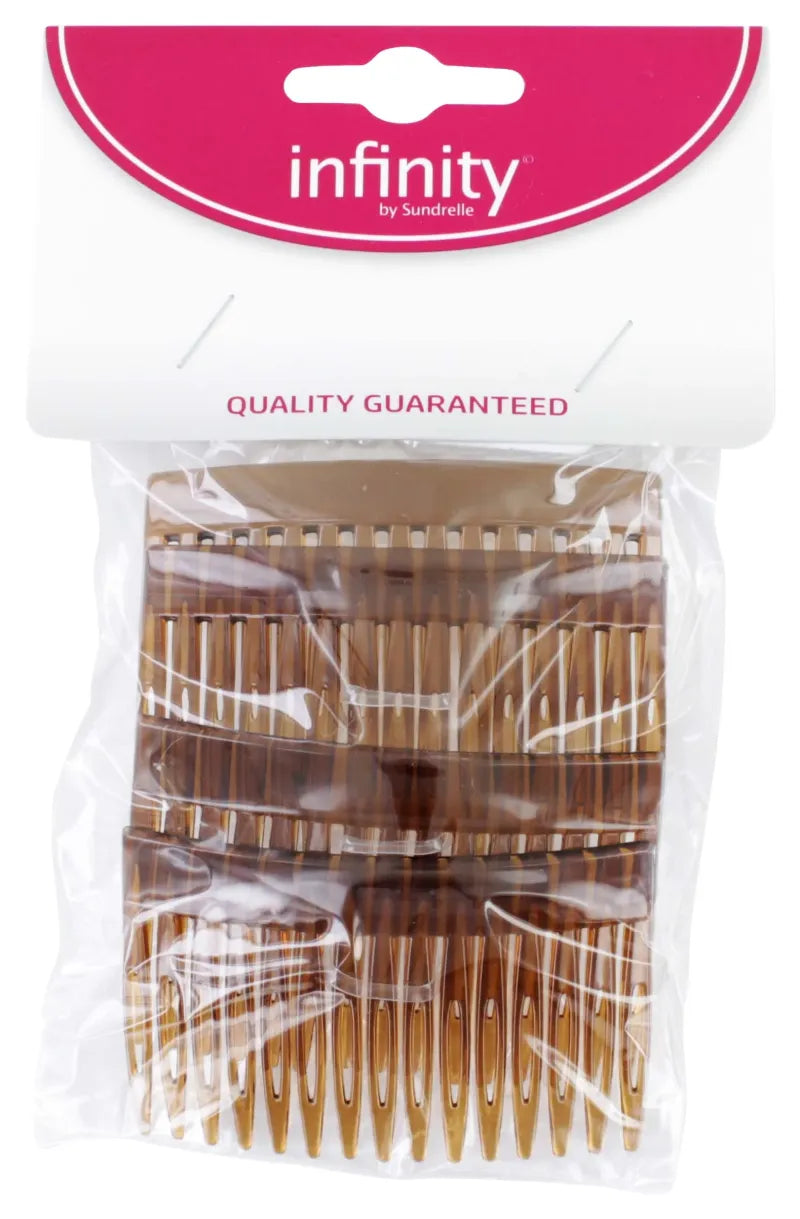 Brown Side Combs 4S (Pack of 3)