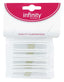 White Bunch Elastics (Pack of 6)