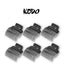 Kodo 6 Lock & Roll Black Clamps (Pack of 6)