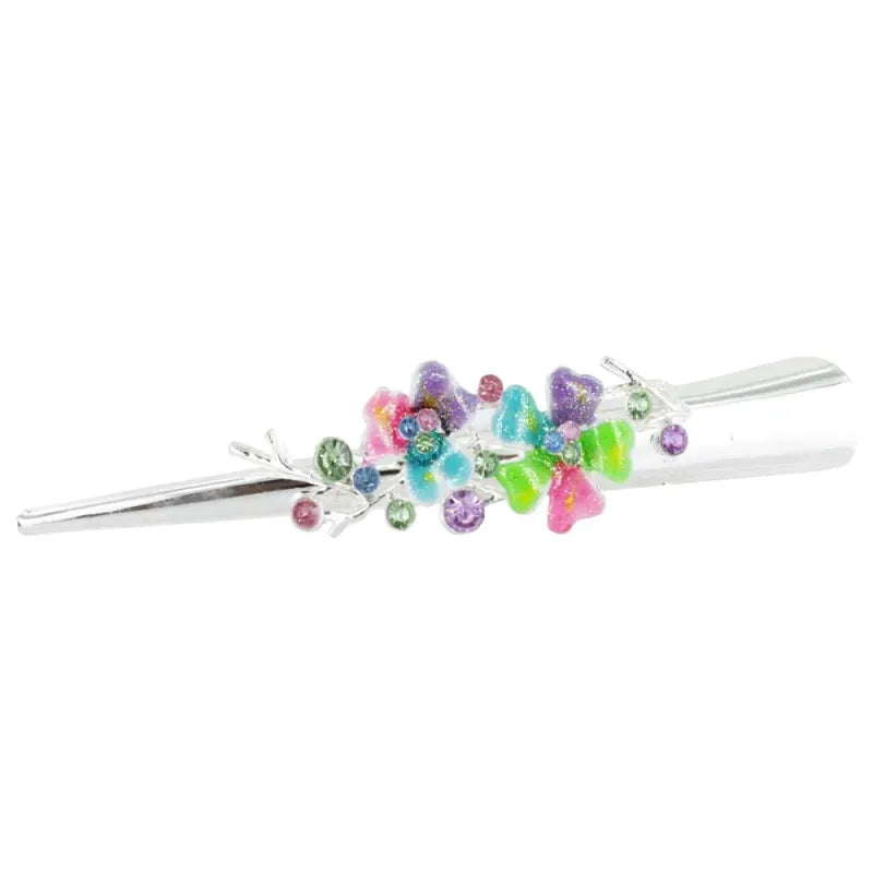 Double Daisy Glitter Peg Clip (Pack of 3)