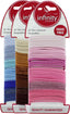 Infinity 50 Thin Elastics Brights (Pack of 12)