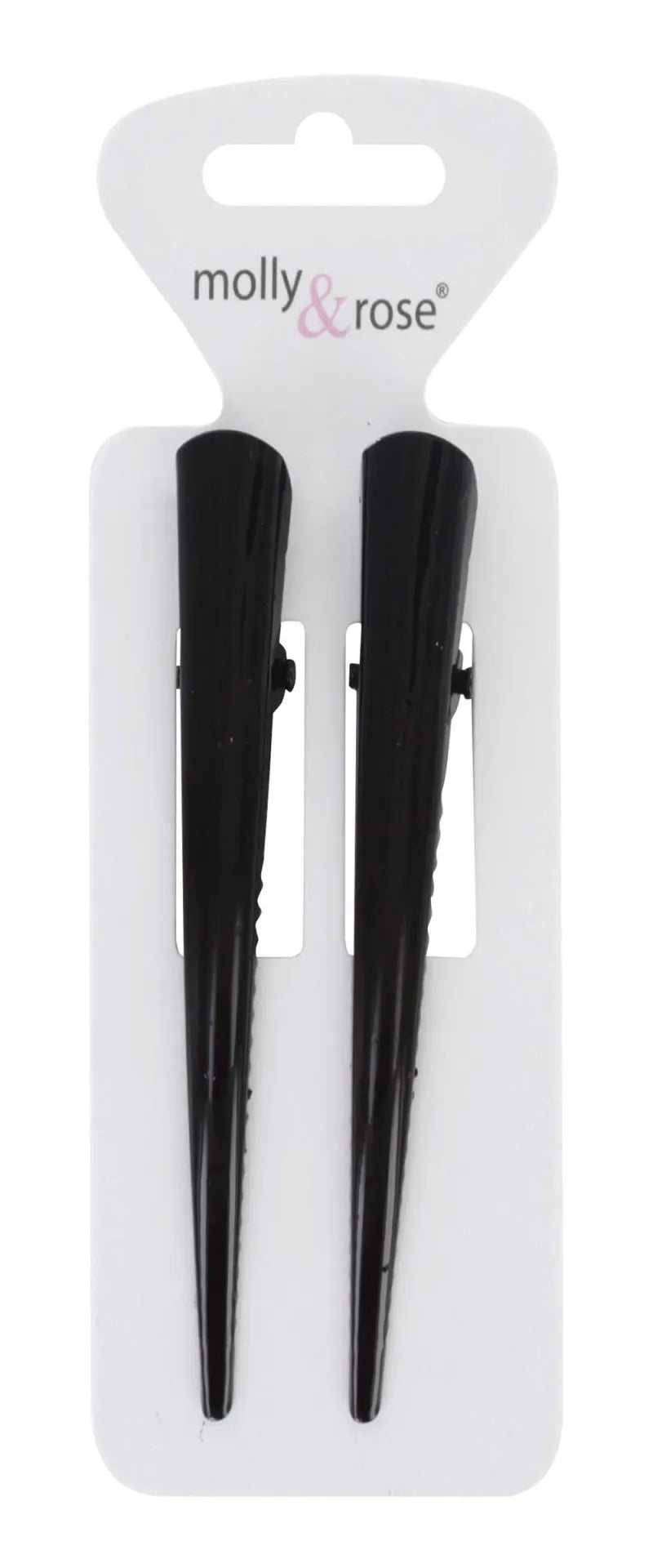 Molly & Rose Black Sectioning Clips 2S (Pack of 12)