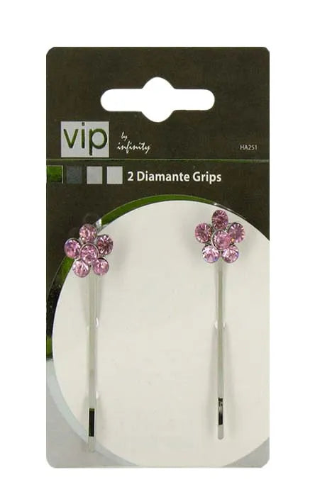 VIP 2 Daisy Diamonte Grips (Pack of 6)