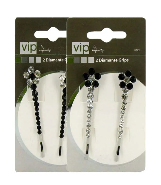 VIP 2 Diamonte Grips (Pack of 6)