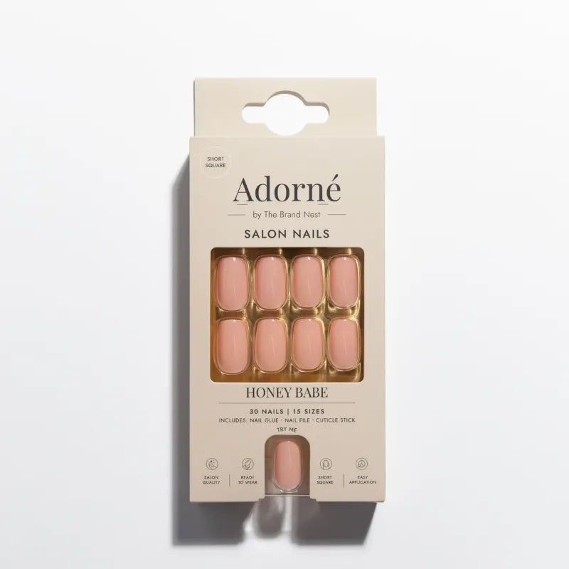 Adorne by Tbn Honey Babe False Nails – nails