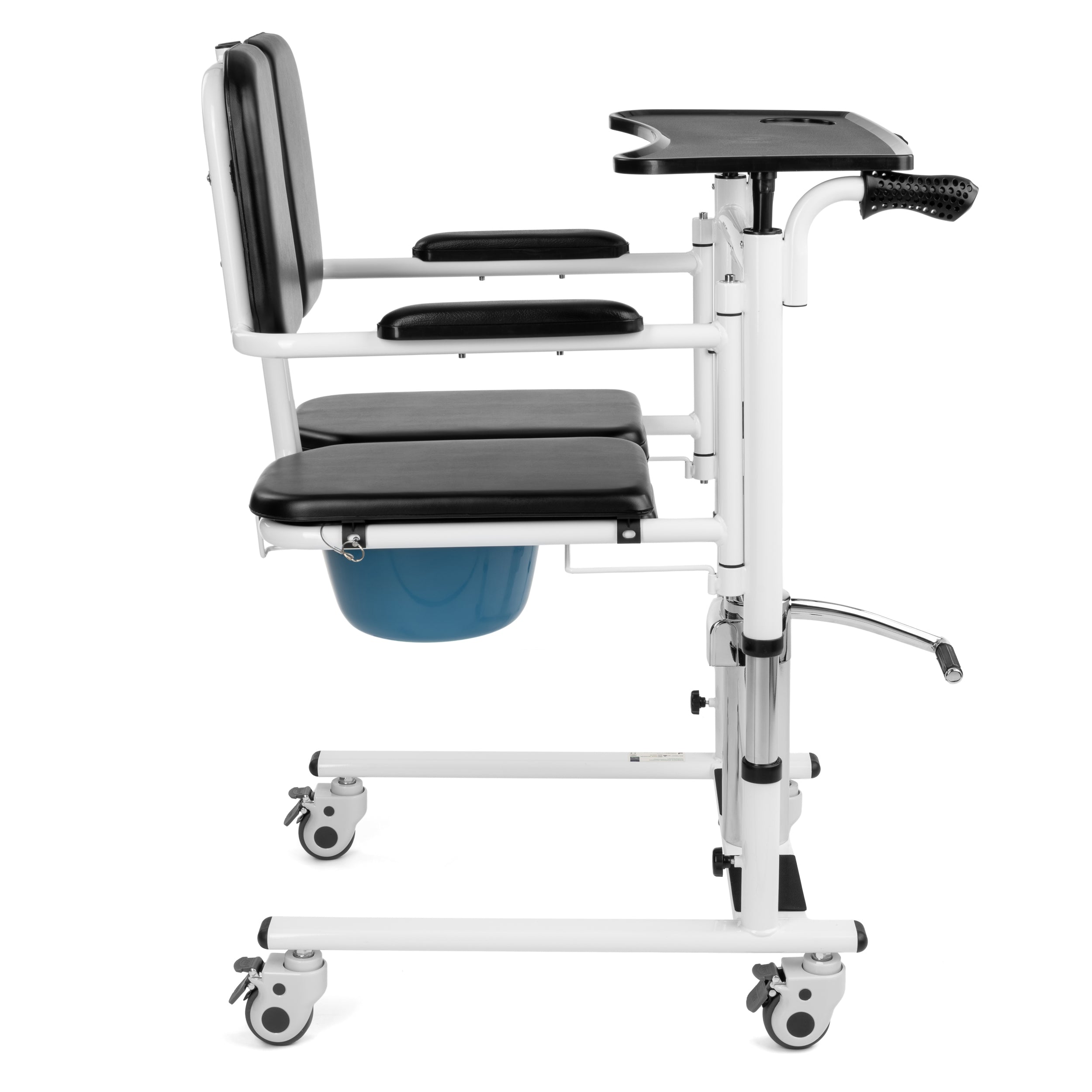 Hydraulic Commode and Transfer Aid 2-in-1