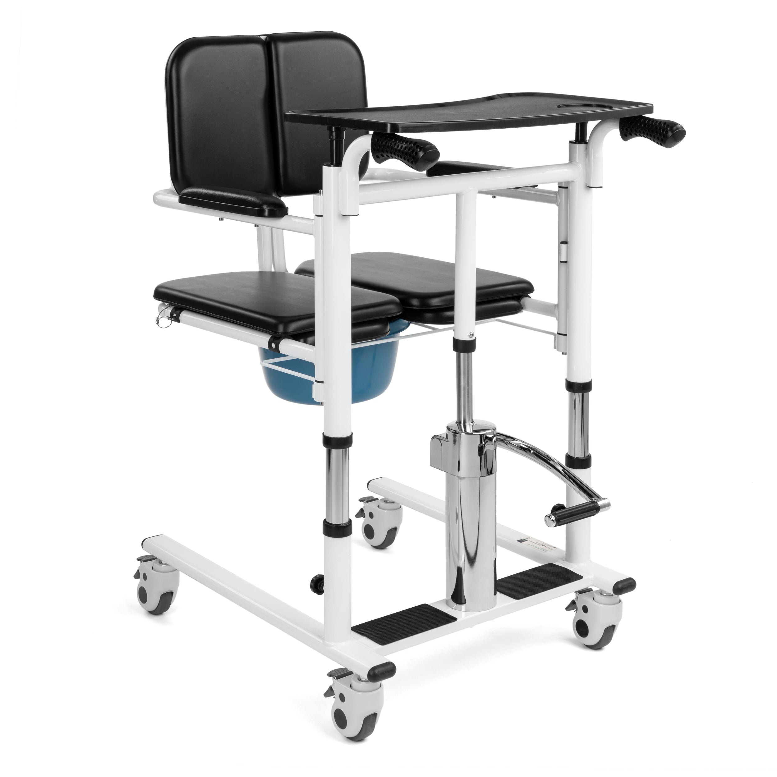 Hydraulic Commode and Transfer Aid 2-in-1