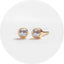 System 2000 Ear Studs Pearl Gold X 12 (Pack of 12)