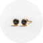 System 2000 Ear Studs Onyx X12 (Pack of 12)