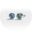 System 2000 Ear Studs March Silver X 12 (Pack of 12)