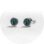 System 2000 Ear Studs May Silver X 12 (Pack of 12)