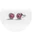 System 2000 Ear Studs October Silver X 12 (Pack of 12)