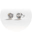 System 2000 Ear Studs Silver April X12 (Pack of 12)
