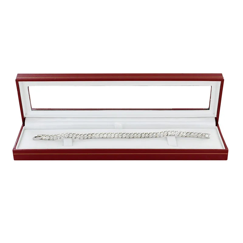 Ja4704 Rhodium Plated Tennis B/T (Pack of 6)