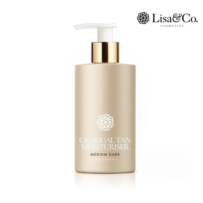 Lisa & Co Gradual Tan Medium / Dark Moisturiser 250ml – moisturiser