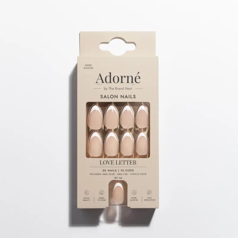 Adorne by Tbn Love Letter False Nails – nails