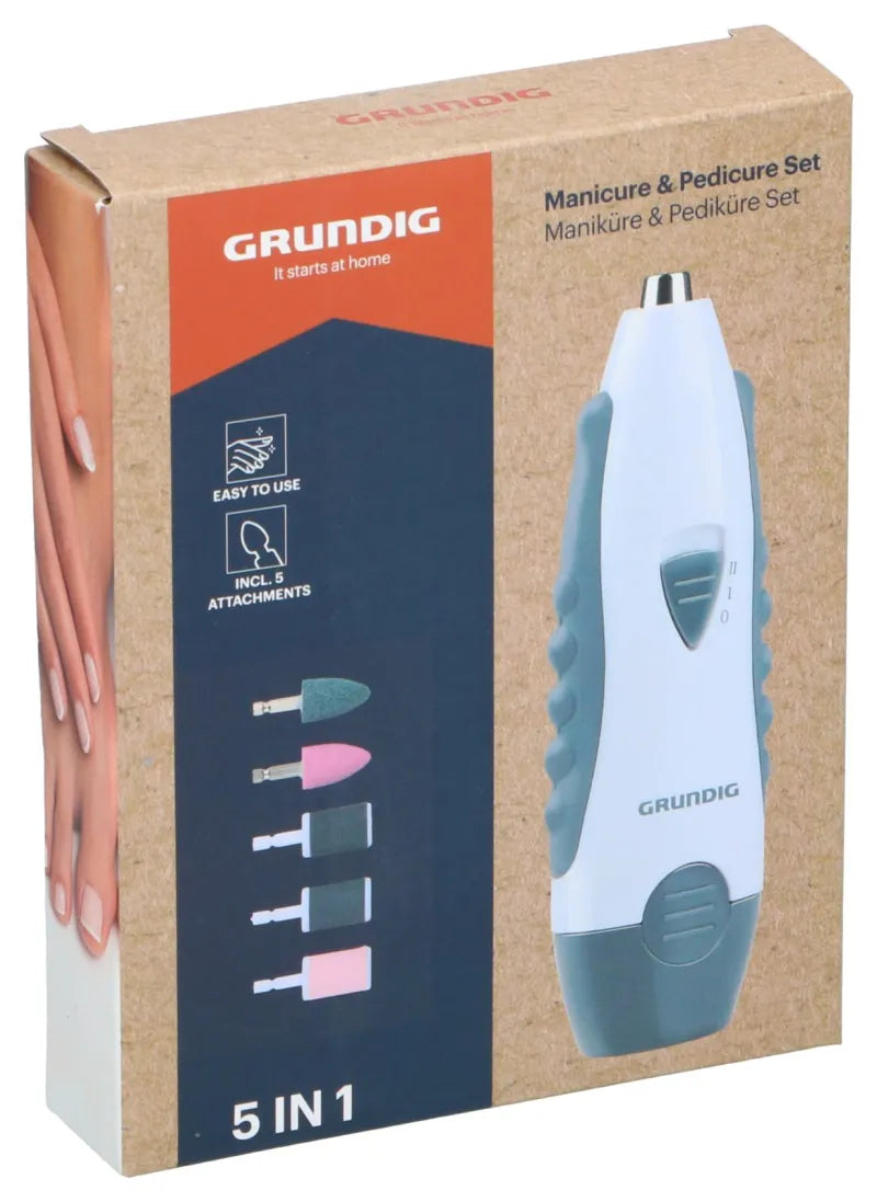 Grundig 5In1 Manicure & Pedicure Set (Pack of 6)